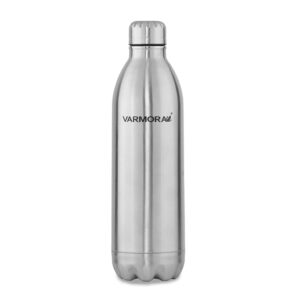 Varmora Silky | Thermal Flask Bottle | Keeps Beverages Warm or Cold | Food Grade Stainless Steel | 1000ml