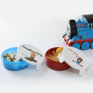 Varmora Wonder Lunch | Plastic Tiffin Box For Kids | Dual Color Design | FDA-Approved BPA-Free Material | Classic Airtight Seal | Lightweight & Spill-Proof