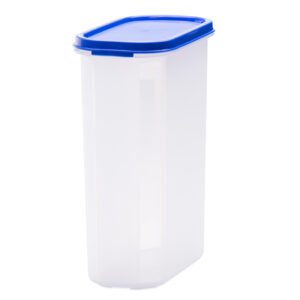 Varmora Magnum Oval | Large Plastic Containers | Air-Tight Lid | For Atta , Flour & Rice | BPA-Free | 2400ML