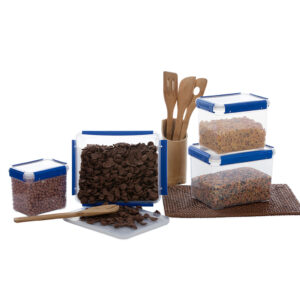 Varmora Novelty Container Full Set Assorted | FDA Approved BPA-Free | Transparent Body | Air-Tight Seals | Hygienic 100% Food-Grade Material