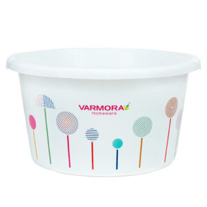 Varmora Mint-O | Plastic Tub | Size: 20 Ltr | Multipurpose Bath Tub/Washing Tub | Durable & Unbreakable Plastic