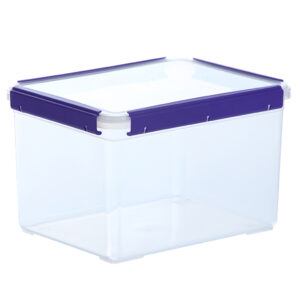 Varmora Novelty | Plastic Storage Containers | Rectangular Shape | BPA-Free | Transparent Body | Air-Tight Seals | Food-Grade Material | 5400 ML