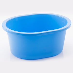 Varmora Oval | Plastic Basin Tub | Size: 35 Ltrs | Multipurpose Basin Tub/Washing Tub | Durable & Unbreakable Plastic | BPA Free