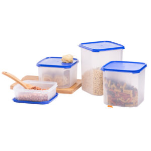 Varmora Magnum Square Full Set | Modern Design | Convenient Sizes | Air-Tight Seals | Hygienic 100% Food-Grade Material