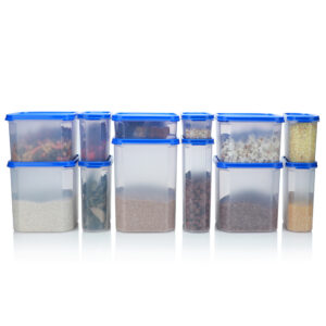 Varmora Matrix Kit | Set of 12 | Fresh, Odor-Free, & Stylish Food Storage | Space-Saving Design