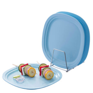 Varmora Dinner Plate | Set of 3 | FDA Approved & BPA-Free | Hygienic 100% Food-Grade Material | Perfect for Everyday Dining