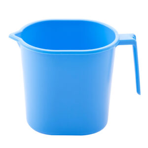 Varmora Oval Bathroom Mug | Made From Strong & Sturdy Plastic | BPA Free & FDA Approved | Attractive Designs | Unbreakable | 1Litre |  SET OF 6