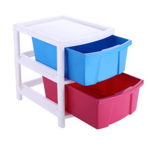 Varmora Multi Drawer 2 Assorted | Stylish and Functional Organizer | Strong, Durable, and Easy to Clean | Virgin Plastic