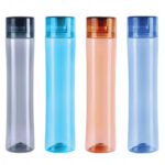 Varmora Aqua Pearl | 1 Litre Plastic Water Bottle | BPA Free | Ergonomic Design | Wide Mouth | SET OF 4