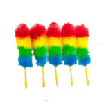 COLOURFUL FEATHER BRUSH