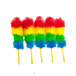 COLOURFUL FEATHER BRUSH