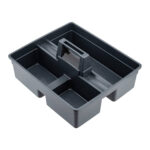 Cleaning Caddy Black With Triple Compartment