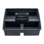 Cleaning Caddy Black With Triple Compartment