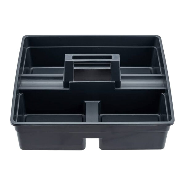 Cleaning Caddy Black With Triple Compartment