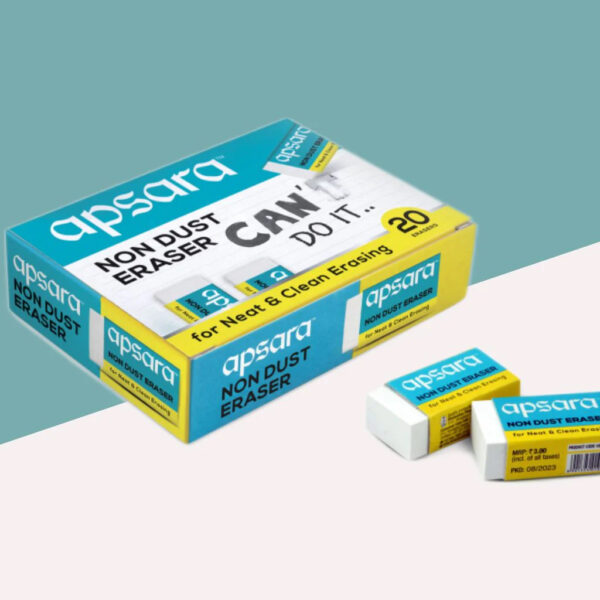 APSARA NON DUST ERASER (20 PC)