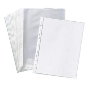 Plastic Transparent A4 PP Sheet Protector File Folder, For Office/School/College