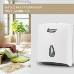 Ecomate EP-8228 (a) N Fold Tissue Dispenser Plastic White - Image 4
