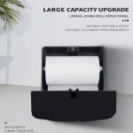 Ecomate EP-8228 (d) N Fold Tissue Dispenser Plastic Black & Grey - Image 7