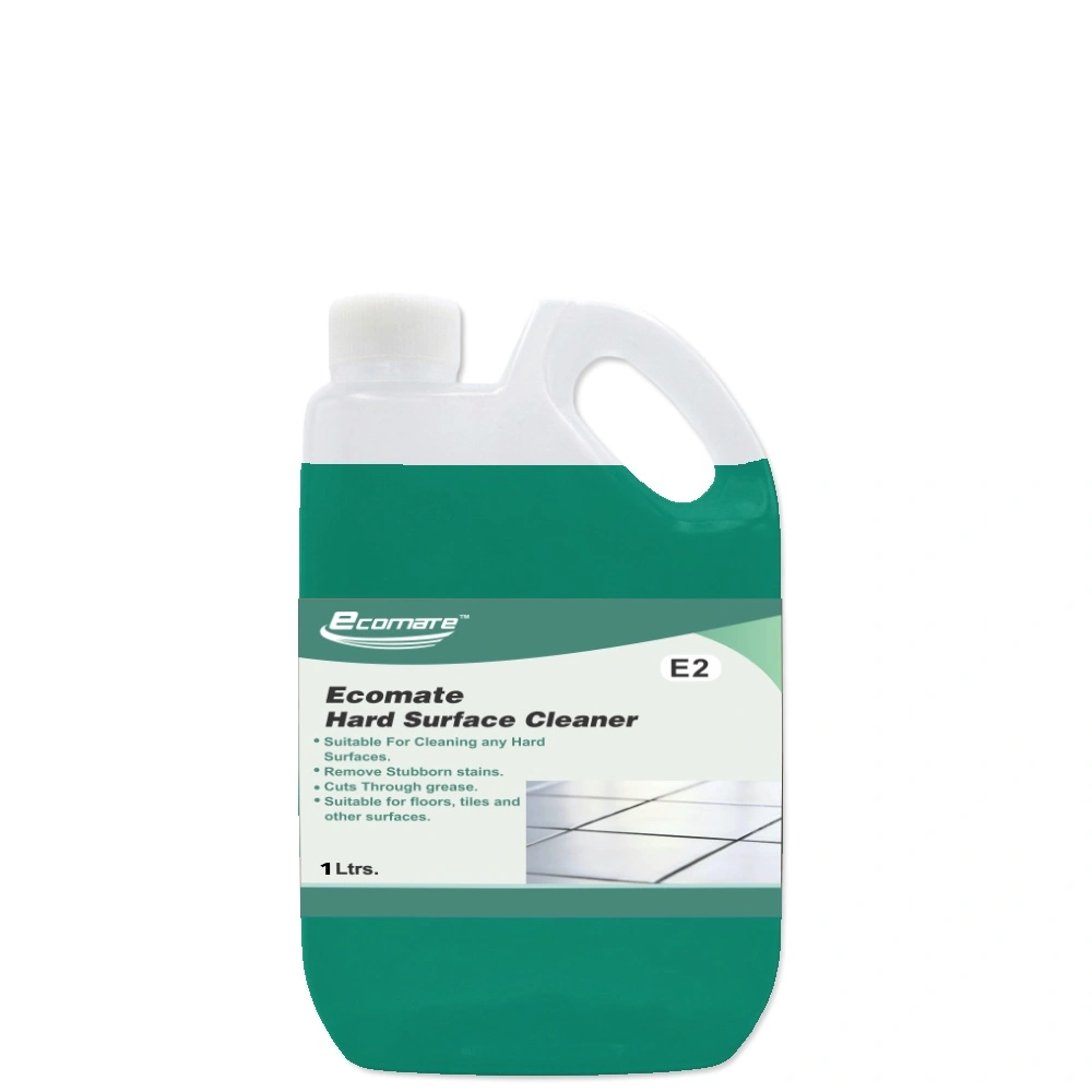 ecomate-professional-e-2-hard-surface-cleaner-1-litre-front.webp Ecomate Professional E2 Hard Surface Cleaner Liquid 1 litre - Image 1