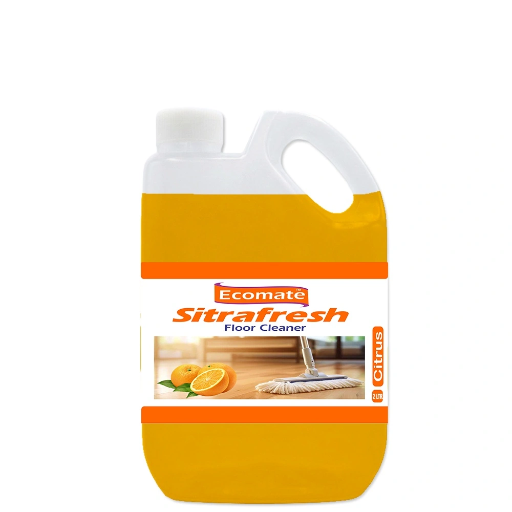 ecomate-professionals-sitrafresh-floor-cleaner-citrus-sweet-tangy-orange-scent-2-litre-front.webp Ecomate Professional Sitrafresh Citrus Floor Cleaner 2 Litre - Image 1
