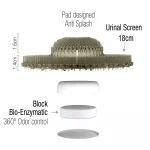 Ecomate Sprial Bio Enzymatic Premium Urinal Screen Pacco Gold - Image 2