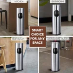 Ecomate Steel Ash Bin 8 Inch x 24 Inch - Image 4