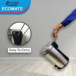 Ecomate Steel Pedal Dustbin 7Ltr - Image 3