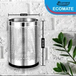 Ecomate Steel Jali Dustbin 16 Inch x 30 Inch - Image 2