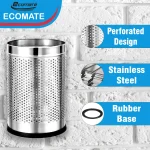 Ecomate Steel Jali Dustbin 16 Inch x 30 Inch - Image 3