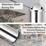 Ecomate Steel Swing Bin 10 Inch x 14 Inch - Image 3