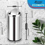 Ecomate Steel Swing Bin 12 Inch x 24 Inch - Image 2