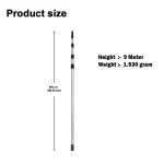 Ecomate Heavy-Duty Aluminium Telescopic Pole Extension Handle 9 Meter - Image 2