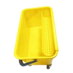 Ecomate Glass Cleaning Wringer Trolley Bucket Yellow - Image 3